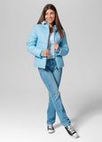 Quilted winter jacket with hood VISTA