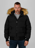 Men's winter hooded jacket Burnt