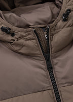 Quilted winter jacket with hood DILLON