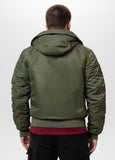 Winter bomber jacket with hood ENCINO