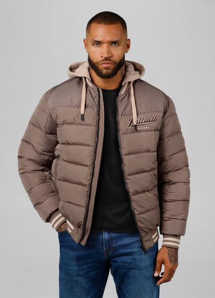 Quilted winter jacket with hood HIDDEN