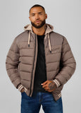 Quilted winter jacket with hood HIDDEN