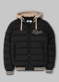 Quilted winter jacket with hood HIDDEN