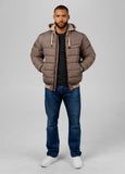 Quilted winter jacket with hood HIDDEN