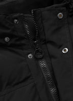 Quilted winter parka jacket with hood FOREST
