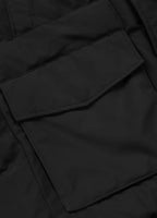 Quilted winter parka jacket with hood FOREST