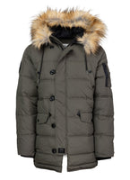 Quilted winter parka jacket with hood KINGSTON II