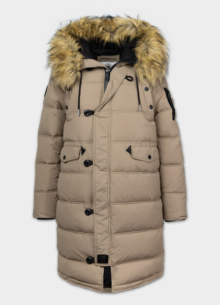 Quilted winter parka jacket with hood QUEENSTON