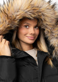 Quilted winter parka jacket with hood QUEENSTON