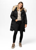 Quilted winter parka jacket with hood QUEENSTON