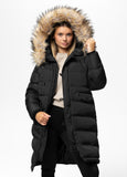 Quilted winter parka jacket with hood QUEENSTON