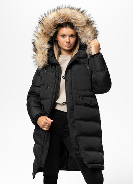 Quilted winter parka jacket with hood QUEENSTON