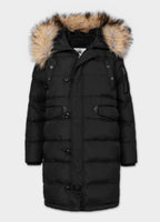 Quilted winter parka jacket with hood QUEENSTON