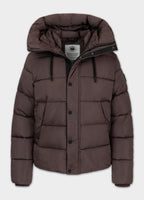 Quilted winter jacket with hood AMALIA