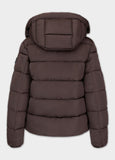 Quilted winter jacket with hood AMALIA