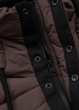 Quilted winter jacket with hood AMALIA