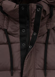 Quilted winter jacket with hood AMALIA