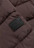 Quilted winter jacket with hood AMALIA