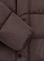 Quilted winter jacket with hood AMALIA