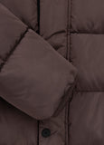 Quilted winter jacket with hood AMALIA