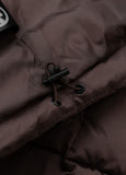 Quilted winter jacket with hood AMALIA