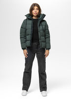 Quilted winter jacket with hood AMALIA