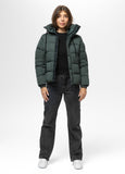 Quilted winter jacket with hood AMALIA