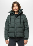 Quilted winter jacket with hood AMALIA