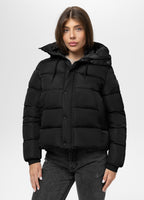Quilted winter jacket with hood AMALIA