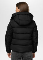 Quilted winter jacket with hood AMALIA