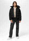 Quilted winter jacket with hood AMALIA