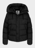 Quilted winter jacket with hood AMALIA