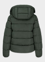 Quilted winter jacket with hood AMALIA