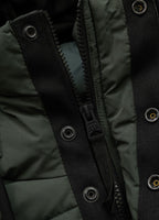 Quilted winter jacket with hood AMALIA