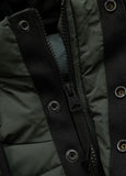 Quilted winter jacket with hood AMALIA