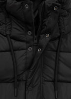 Quilted winter jacket with hood AMALIA