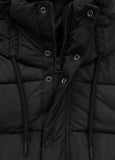 Quilted winter jacket with hood AMALIA