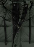 Quilted winter jacket with hood AMALIA