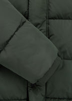 Quilted winter jacket with hood AMALIA