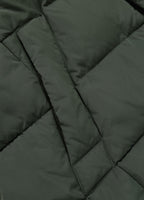 Quilted winter jacket with hood AMALIA