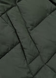 Quilted winter jacket with hood AMALIA