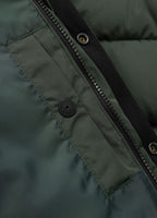 Quilted winter jacket with hood AMALIA
