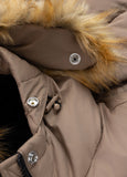Quilted winter jacket with hood AZALEA