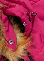 Quilted winter jacket with hood AZALEA