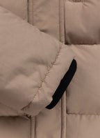 Quilted winter jacket with hood AZALEA