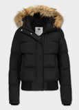 Quilted winter jacket with hood AZALEA