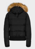 Quilted winter jacket with hood AZALEA