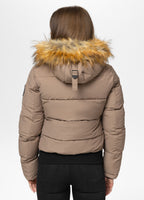 Quilted winter jacket with hood AZALEA