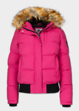 Quilted winter jacket with hood AZALEA