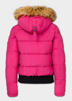Quilted winter jacket with hood AZALEA